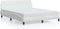 vidaXL - Bedframe - met - hoofdbord - kunstleer - wit - 160x200 - cm