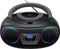 Denver TDB212 - Draagbare DAB+ Radio CD Speler - Bluetooth LED Lichteffecten Grijs