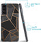 iMoshion Hoesje Geschikt voor Samsung Galaxy S21 Plus Hoesje Siliconen - iMoshion Design hoesje - Zwart / Meerkleurig / Goud / Black Graphic
