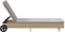 vidaXL - Ligbed - met - wielen - en - kussen - poly - rattan - beige