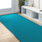 vidaXL - Deurmat - Wasbaar - Cyan - 120x300 - cm