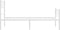 vidaXL - Bedframe - met - hoofd- - en - voeteneinde - metaal - wit - 90x200 - cm