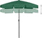 vidaXL - Strandparasol - 180x120 - cm - groen
