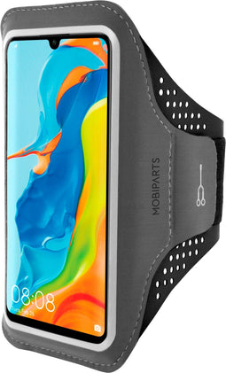 Mobiparts Huawei P30 Lite - Sport Armband - Comfort Fit - Zwart