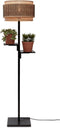 GOOD&MOJO Vloerlamp Bhutan - Zwart/Bamboe - Ø40x160cm - - Staande lampen voor Woonkamer - Slaapkamer