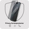JustinCase iPhone 17 Air - Privacy Screenprotector - Gehard glas met privacyfilter