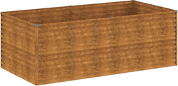 vidaXL - Plantenbak - verhoogd - 196x100x69 - cm - cortenstaal