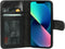 Mobiparts Excellent Wallet Case 2.0 - Flip cover - Echt leder - Zwart (iPhone 13 mini)