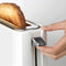 BLACK+DECKER BXTO1001E - Broodrooster - 1000 Watt 7 bruiningsniveaus extra brede opening - Wit