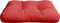 vidaXL - Palletkussen - 50x50x12 - cm - stof - rood