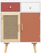 vidaXL - Dressoir - met - lades - 60x30x75,5 - cm - bewerkt - hout
