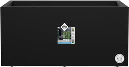 Elho Vivo Next Lang 60 - Plantenbak voor Binnen & Buiten - 100% Gerecycled Plastic - L 59.0 x H 29.2 cm - Living black