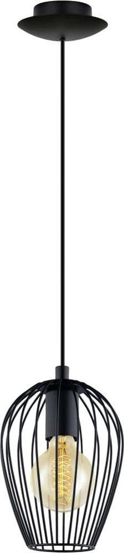 EGLO Newtown - Hanglamp - E27 - Ø 16 cm - Zwart