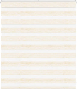 vidaXL - Zebra - rolgordijn - 135x100 - cm - stofbreedte - 130,9 - cm - marmerbeige