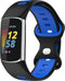 imoshion Siliconen sport bandje - Geschikt voor Fitbit Charge 5, Charge 6 - Zwart - One Size