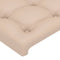 vidaXL - Hoofdborden - 2 - st - 80x5x78/88 - cm - kunstleer - cappuccinokleurig