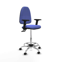 Piqueras y Crespo B2D05RF - Bureaustoel - Hoogteverstelbaar met armleuning - Licht Blauw