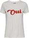 Ichi IHCAMINO SS7 - Dames T-shirt - Katoen - Cloud Dancer (2022)