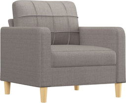 Fauteuil 60 cm stof taupe