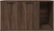 vidaXL - Kattenbakkast - 80x50x45 - cm - bewerkt - hout - bruin - eikenkleurig
