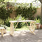 vidaXL - Tuintafel - 115x55x65 - cm - massief - vurenhout