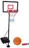 Dunlop Basketbalset Junior - Verstelbaar 165-205 cm - Standaard met bal en pomp