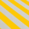 vidaXL - Luifel - handmatig - uittrekbaar - 400 - cm - geel/wit