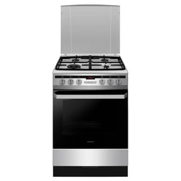 Inventum VFG6034WGRVS - Vrijstaand Fornuis - 4 Branders - 65L Oven