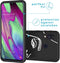 iMoshion Hoesje Geschikt voor Samsung Galaxy A40 Hoesje Siliconen - iMoshion Design hoesje - Wit / Zwart / Line Art Woman White