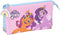 Pennenetui met 3 vakken My Little Pony Wild & free Blauw Roze 22 x 12 x 3 cm
