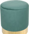 SOPHIA - Poef - Groen - 39 cm - Fluweel