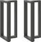 vidaXL - Bartafelpoten - 2 - st - T-vormig - 50x35x(90-91) - cm - staal - antraciet