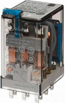 Finder 55.33.9.024.0010 Steekrelais 24 V/DC 10 A 3x wisselcontact 1 stuk(s)
