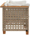 vidaXL - Tuinbanken - 2 - st - met - kussens - poly - rattan - beige