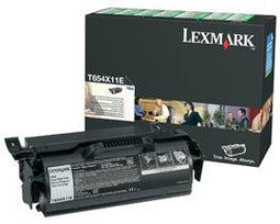 Lexmark T654 T656 - Toner - 36K retourprogramma - Zwart