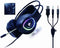 Gembird GGS-UMGL4-01 - 4-in-1 gaming kit - LED backlight toetsenbord muis headset - Zwart