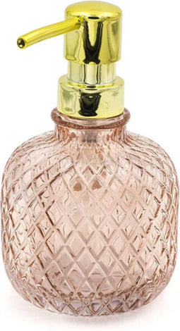 RIDDER Zeepdispenser Jade 330 ml transparant roze