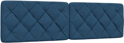 vidaXL - Hoofdbordkussen - 180 - cm - stof - blauw