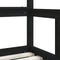 vidaXL - Kinderbedframe - met - lades - 70x140 - cm - massief - grenenhout - zwart
