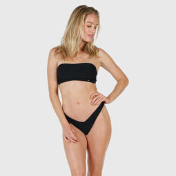 Brunotti Alexissa - Bikini - Bandeau met uitneembare softcups - Zwart
