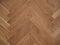 HSM Collection - Eettafel Fishbone Danish straight - 180x100x76 - Naturel/zwart - Eiken/metaal