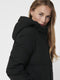 Only ONLSIENNA - Lange gewatteerde jas met capuchon - 2 ritszakken - Zwart - Maat XL