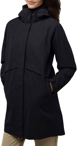 Jack Wolfskin BAYLIGHT 3IN1 COAT W - Dames Outdoorjas - Waterdicht en winddicht - zwart - Maat S