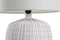 Bureaulamp DKD Home Decor Wit Keramiek 220 V 50 W (38 x 38 x 51 cm)