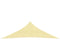 vidaXL - Zonnezeil - 160 - g/m² - 3x3x4,2 - m - HDPE - beige