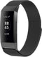 iMoshion Bandje Geschikt voor Fitbit Charge 3 / 4 Maat S - iMoshion Milanees magnetische band - Zwart
