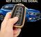 Autosleutel hoesje - TPU Sleutelhoesje - Sleutelcover - Autosleutelhoes - Geschikt voor Toyota -zw-goud- B3 - Toyota C-HR, Toyota Corolla, Toyota Rav, Toyota Rav4, Toyota Yaris, Toyota Aygo, Toyota Camry, Toyota Land Cruiser, Toyota Proace, Toyota Pr
