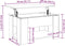 vidaXL - Salontafel - 79x49x41 - cm - bewerkt - hout - oud - houtkleurig