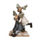 Kerstversiering DKD Home Decor Hars Rendier (13 x 6 x 18 cm) (4 Stuks)