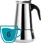 Leopold Vienna - Percolator Trevi 6-kops rvs